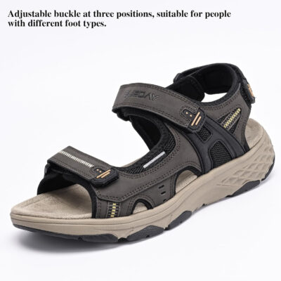 Queday Womens Mens Sport Sandals Outdoor Hiking Sandals with Arch Support Comfortable Athletic Beach Sandals for Travel Walking Trekking Camping