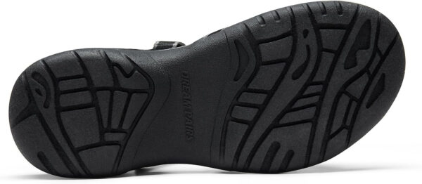 DREAM PAIRS Womens Comfortable Hiking Walking Sandal with Adjustable Hook and Loop Strap, Sports, Travel,Summer Beach Outdoor Light Weight Water Shoes