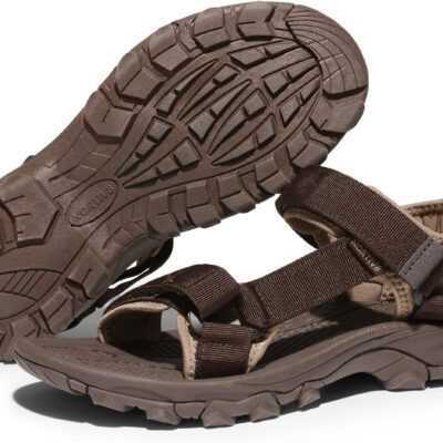 NORTIV 8 Men's Sandals Hiking Sports Lightweight Summer Water Arch Support River Open Toe Athletic Trail Outdoor Walking Sandals Longdo
