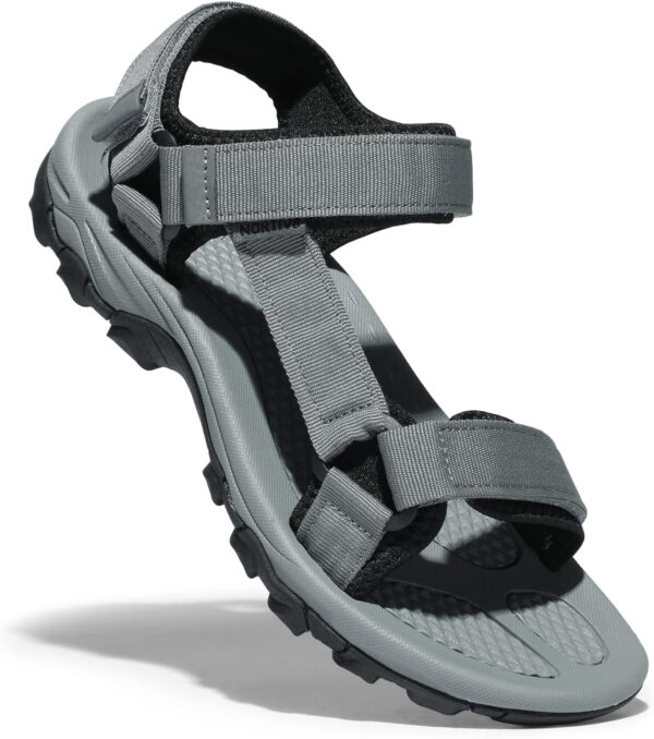 NORTIV 8 Men's Sandals Hiking Sports Lightweight Summer Water Arch Support River Open Toe Athletic Trail Outdoor Walking Sandals Longdo