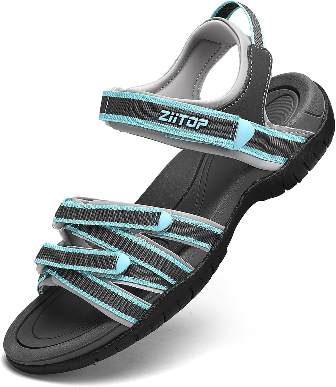 689b611d8d5769a54e1590f051c231fc99146df6e4bb4a7a4a7f5.jpg Womens Open Toe Hiking Sandal Women Slip On Sport Walking Sandal Straps with Arch Support Beach Vacation Casual Camping