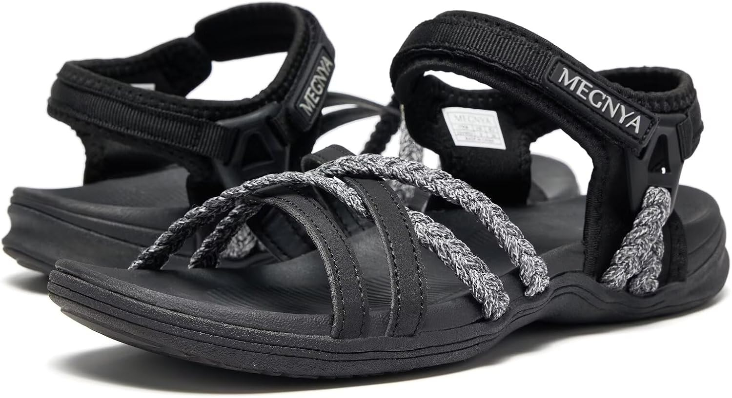 689b639422f582af62e435cc8b97d81ae396803d6fd86610fd7d7.jpg MEGNYA Hiking Sandals for Women, Arch Support Comfortable Walking Sandals Hook Loop Strap, Sports Lightweight Slides