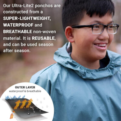 689b65ed78d60641caf1a957d3c811059192aed49de9f0eed5bb2.jpg FROGG TOGGS Ultra-lite2 Waterproof, Breathable Rain Poncho, Adult and Youth Sizes