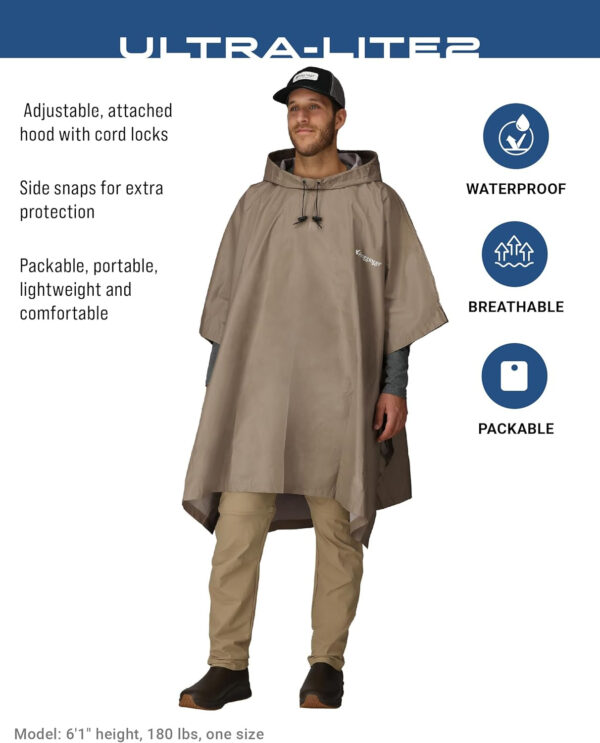 689b65f93ff1a927b6cbf9ee13d3aea82aae3ecd25c7130ccb653.jpg FROGG TOGGS Ultra-lite2 Waterproof, Breathable Rain Poncho, Adult and Youth Sizes