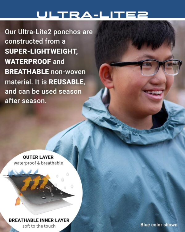 689b661caa454a198bb33ee436823c60f4e4c77600d84777f4062.jpg FROGG TOGGS Ultra-lite2 Waterproof, Breathable Rain Poncho, Adult and Youth Sizes