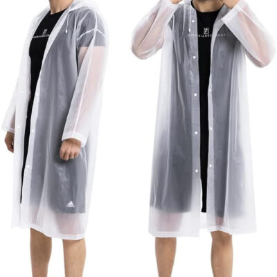 689b664a221ba96ee1162c13e06076c7c46d040db1306cd8b43e5.jpg Rain Coats (2 Pack) - Reusable EVA Rain Ponchos for Adults Rain Jackets Raincoats for Men Women