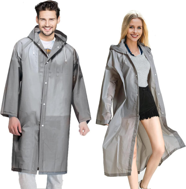 689b664fe30fa4c9ff8d27438224ad23754c9e7e3978bbcbc9b4c.jpg Rain Coats (2 Pack) - Reusable EVA Rain Ponchos for Adults Rain Jackets Raincoats for Men Women