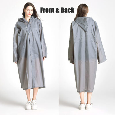 689b6654a2970c2fa5ac3266b13e5d715461a6a5e31e276cc4e8b.jpg Rain Coats (2 Pack) - Reusable EVA Rain Ponchos for Adults Rain Jackets Raincoats for Men Women