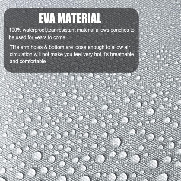 689b66563432babf51e695ee65bc7f51d42a4a16cf108ebf9d7c8.jpg Rain Coats (2 Pack) - Reusable EVA Rain Ponchos for Adults Rain Jackets Raincoats for Men Women