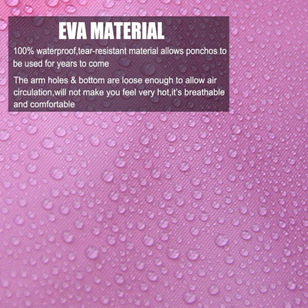 689b665b95a47d865ef4e5aa156b592bc204e8a6c5f011e15f749.jpg Rain Coats (2 Pack) - Reusable EVA Rain Ponchos for Adults Rain Jackets Raincoats for Men Women