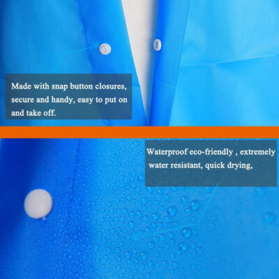 689b666392c010676d80e5fd217a64dbc51f67a576ed395ceebf9.jpg Rain Coats (2 Pack) - Reusable EVA Rain Ponchos for Adults Rain Jackets Raincoats for Men Women