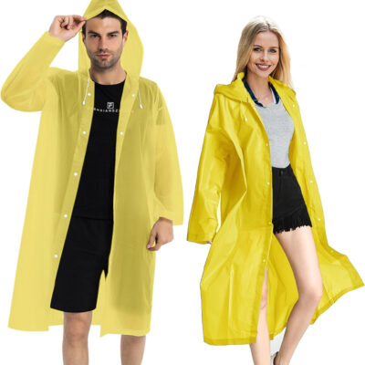 689b666b3899d4754a23f387d730f7ff2935efc1a2ea228bf84f0.jpg Rain Coats (2 Pack) - Reusable EVA Rain Ponchos for Adults Rain Jackets Raincoats for Men Women