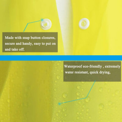 689b667124a1a90b9b74c5694ad9c7bb3188672d915cb308ad700.jpg Rain Coats (2 Pack) - Reusable EVA Rain Ponchos for Adults Rain Jackets Raincoats for Men Women