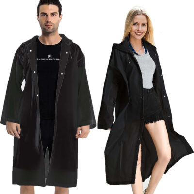 689b6678cabbbfa3fce396e5475b9d099f712b07fd8f2dfa5d122.jpg Rain Coats (2 Pack) - Reusable EVA Rain Ponchos for Adults Rain Jackets Raincoats for Men Women