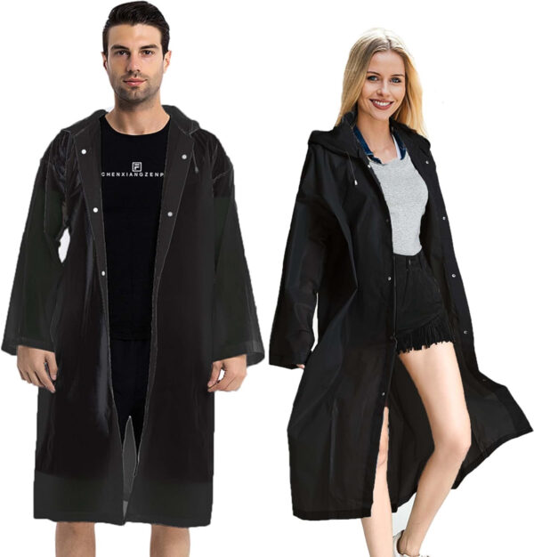 689b6678cabbbfa3fce396e5475b9d099f712b07fd8f2dfa5d122.jpg Rain Coats (2 Pack) - Reusable EVA Rain Ponchos for Adults Rain Jackets Raincoats for Men Women