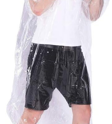 689b6802c8abea7d6ebab287173dc1bfbc9ab5918428621cce27b.jpg Rain Ponchos,with Drawstring Hood (10 Pack) Emergency Disposable Rain Ponchos Family Pack for Adults,Clear