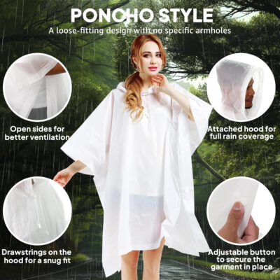 689b699f3d62bb270ecad0a01b4245c1888fa8a79bd840e28a61e.jpg ANYOO Rain Ponchos for Adult Emergency Raincoats Reusable Hooded Rain Jackets for Men Women(2 pack)
