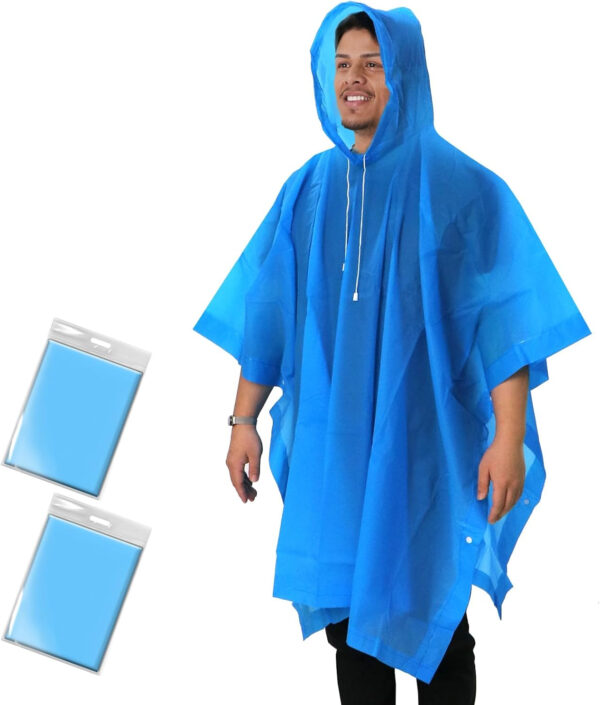 689b69a71097a11ea5a57cc88c924fee480f7d9fc7ffecd7cb7c9.jpg ANYOO Rain Ponchos for Adult Emergency Raincoats Reusable Hooded Rain Jackets for Men Women(2 pack)