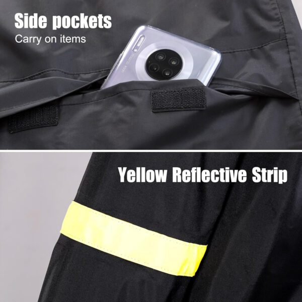 689b6b6c6200a94a3bbcfe3813781298f93113458bf914c783589.jpg EI Sonador Classic Long Rain Coats for Men, Hooded Raincoats Rainwear for Waterproof Work, Breathable, Rain Jacket Poncho