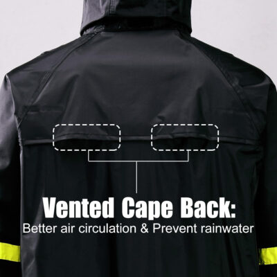 689b6b72ca7264cbf0b79933fdb62924b05d4e5c3191fc749bff7.jpg EI Sonador Classic Long Rain Coats for Men, Hooded Raincoats Rainwear for Waterproof Work, Breathable, Rain Jacket Poncho