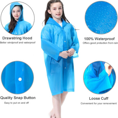 689b6d6bde3b80946b3687b185dc6333cf7d347ea655879b7614c.jpg Rain Ponchos Raincoats for Kids, 2 Packs Rain Coats Jacket Reusable with Hood for Boys Girls Disney Hiking Camping Outdoor