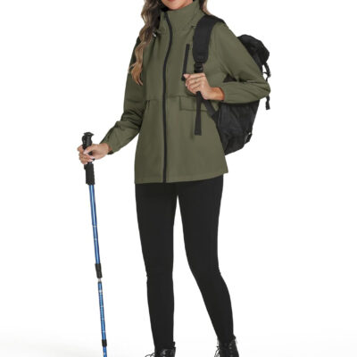 689b6e127392c3e1d8e175e9138e43bf641369ae712b1c7af6a10.jpg Avoogue Rain Jacket Women with Hooded Lightweight Waterproof Raincoats Packable Zipper Pockets Windbreakers