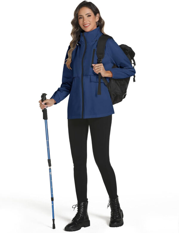 689b6e23e8e47b7d8ff580d835f20e4e76ca51d5a443e233923af.jpg Avoogue Rain Jacket Women with Hooded Lightweight Waterproof Raincoats Packable Zipper Pockets Windbreakers