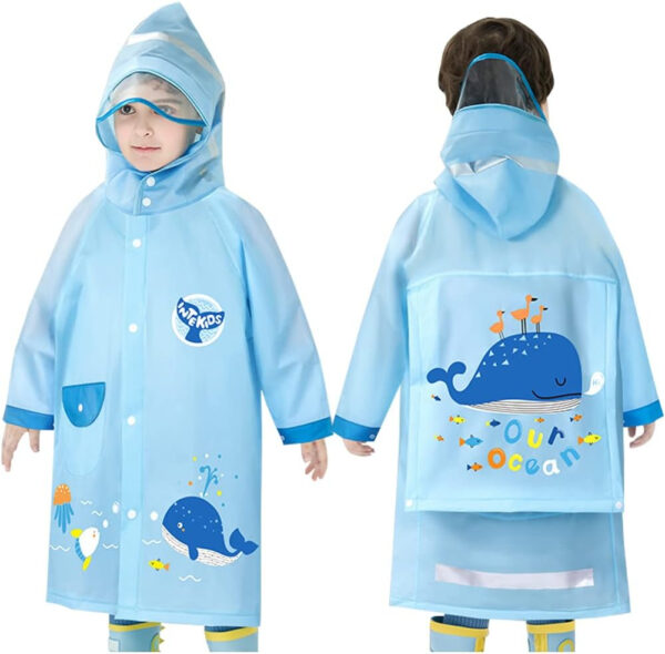 689b6ee81a71ead9636c12d2d398031d34a13a498be00c847d698.jpg Kids Raincoats Waterproof Rain Jacket Hooded Rain Poncho Toddler Boys Girls Rain Suit Reusable Rainwear 2-8 Years