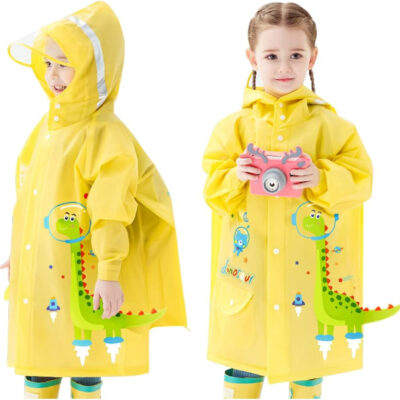 689b6eef42798075451a4b9f1da4062e501151c7940708f0fd704.jpg Kids Raincoats Waterproof Rain Jacket Hooded Rain Poncho Toddler Boys Girls Rain Suit Reusable Rainwear 2-8 Years