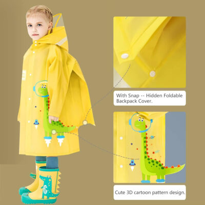 689b6ef2dd681611dcc860fd13f640717d554f018b09a252a2998.jpg Kids Raincoats Waterproof Rain Jacket Hooded Rain Poncho Toddler Boys Girls Rain Suit Reusable Rainwear 2-8 Years