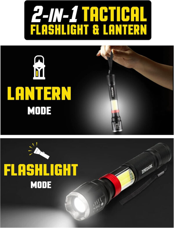 689b750d13ba96125f40f2996bfbdca692b47dd3e77dc0d854214.jpg ZeroDark Flashlights Headlamp Lantern 3-Piece Set, Flashlight + Head Lamp + Camping Lantern Battery Powered LED High Lumens Camping Lights flashlights for Emergencies