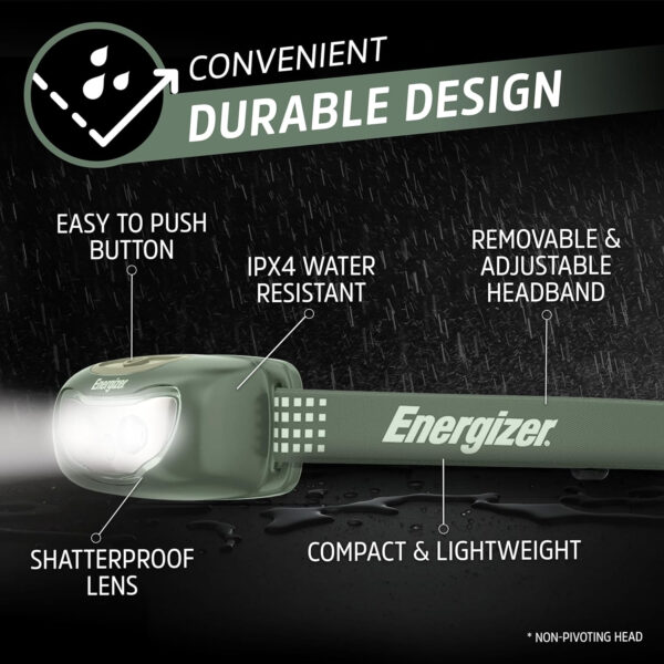 689b753e21f849ecbca65392d1ee72f2b397ef2f2d0fa22b4f26b.jpg Energizer Universal Plus LED Headlamp, Lightweight Bright Headlamp for Outdoors, Camping and Emergency Light for Adults and Kids, Includes Batteries, Pack of 2