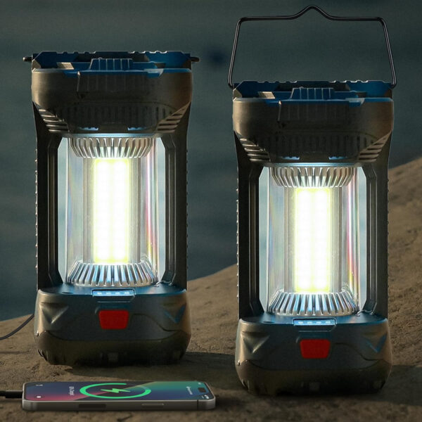 689b871181506b2cb7ecae062930c700b338420a61f50eb25a15b.jpg AlpsWolf Camping Lantern Rechargeable, 1000LM 4 Light Modes Camping Light 4000mAh Rechargeable Lantern for Power Outages Portable Camp Lantern with Memory Function, Green, 1 Pack