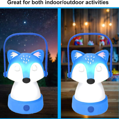689b88923e20a3d8e8883624812f14cc162fa50cf846a618c91dc.jpg Kids Camping Essentials – Fox LED Kids Lantern and Rechargeable Kids Headlamp Set | Multiple Purposes Kids Nightlight/Flashlight Toys – Great Holiday, Halloween N Birthday Gifts for Toddlers and Kids