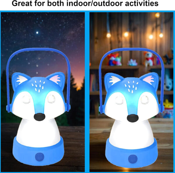 689b88923e20a3d8e8883624812f14cc162fa50cf846a618c91dc.jpg Kids Camping Essentials – Fox LED Kids Lantern and Rechargeable Kids Headlamp Set | Multiple Purposes Kids Nightlight/Flashlight Toys – Great Holiday, Halloween N Birthday Gifts for Toddlers and Kids