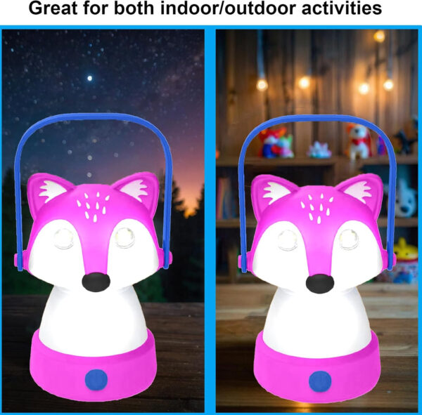 689b889daec453c757a365ccf598dd99f456ad2199bb0af70a4fd.jpg Kids Camping Essentials – Fox LED Kids Lantern and Rechargeable Kids Headlamp Set | Multiple Purposes Kids Nightlight/Flashlight Toys – Great Holiday, Halloween N Birthday Gifts for Toddlers and Kids