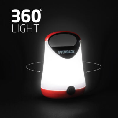 689b8a148896931f4020e3bd6260b09885603efb33c23aea6257c.jpg Eveready LED Camping Lantern, Bright Battery Powered Lantern, Water Resistant Hurricane Supplies, 100 Hour Run-time, Pack of 1