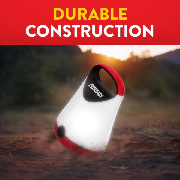 689b8a193fc18c2fb6de02e9faff7221b7c963dcf03ffbb06d81c.jpg Eveready LED Camping Lantern, Bright Battery Powered Lantern, Water Resistant Hurricane Supplies, 100 Hour Run-time, Pack of 1