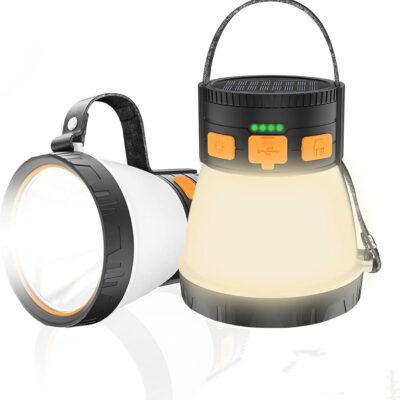 689b8ad0a873306303c7082b6c99e44c332b634ab7135ab78e698.jpg LED Camping Lantern, 1500 Lumens Camping Lantern Rechargeable with Solar Panel Charging, Waterproof, 8 Light Modes, 7500mAh Power Bank, Camping Flashlight for Hurricane Emergency, Hiking, Outdoor