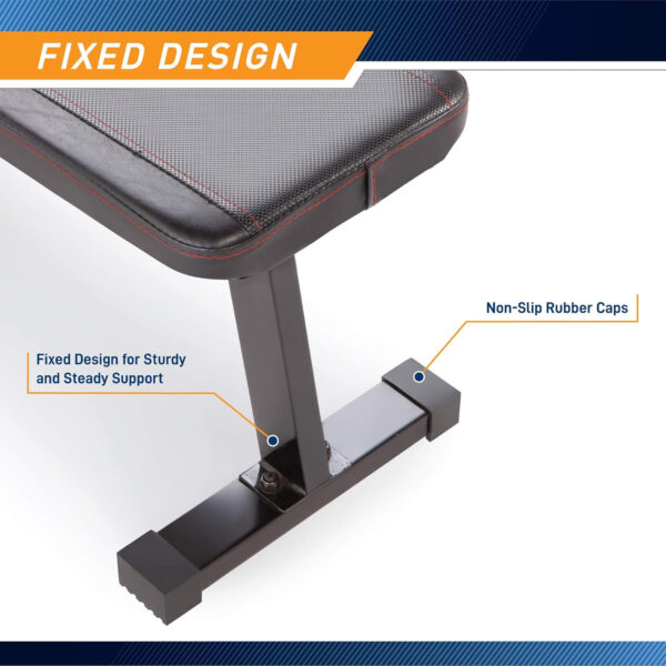 689bf002ccfc080ddbdd6f4371e939ce17a4ae13167b2203eb9ae.jpg Marcy Flat Utility Weight Bench for Home Gym Weight Training and Ab Exercises