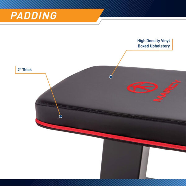 689bf00be0541ee445098807a0a2c667cc8dc2ea76d9b1a770e97.jpg Marcy Flat Utility Weight Bench for Home Gym Weight Training and Ab Exercises