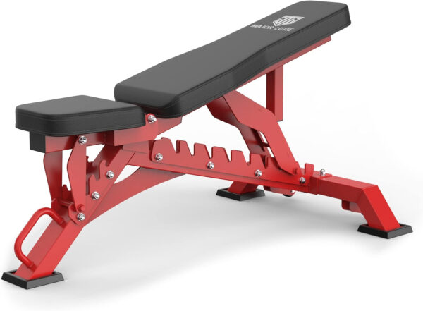 689bf13723bde2b4d44d831afb27a9f5a025852951f6e567d601d.jpg Major Fitness Weight Bench, Capacity Bench Press and 32 Adjustable Positions Strength Training Bench for Garage and Home Gym Workouts, Weight Lifting, and Bench Press