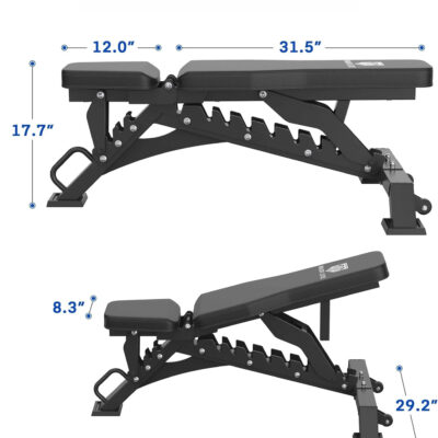 689bf13f38e83e693abad51af53c111ce45b833a5f4f10339707b.jpg Major Fitness Weight Bench, Capacity Bench Press and 32 Adjustable Positions Strength Training Bench for Garage and Home Gym Workouts, Weight Lifting, and Bench Press