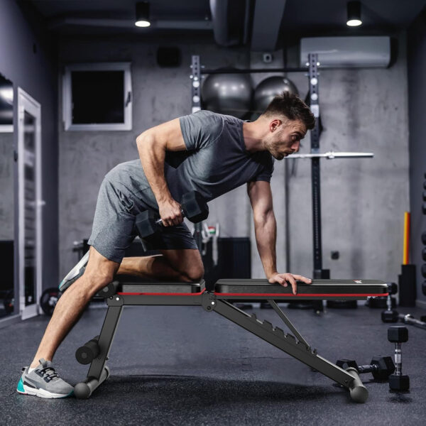 689bf25429a8b117980c6e8ecccc72b902d10d67ad7b081d8a549.jpg PASYOU Adjustable Weight Bench Full Body Workout Multi-Purpose Foldable Incline Decline Exercise Workout Bench for Home Gym