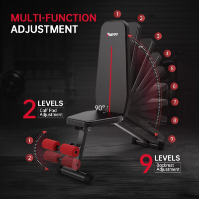 689bf27104c3c0bbce11d8edc1d968662f621e7135edabbc82d10.jpg PASYOU Adjustable Weight Bench Full Body Workout Multi-Purpose Foldable Incline Decline Exercise Workout Bench for Home Gym