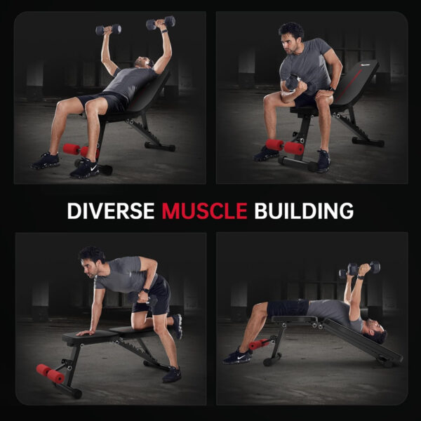 689bf2792108124976500e44f6b3d1d493656f306c6c98540598f.jpg PASYOU Adjustable Weight Bench Full Body Workout Multi-Purpose Foldable Incline Decline Exercise Workout Bench for Home Gym