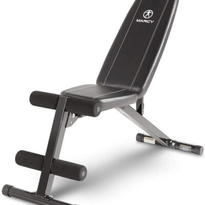 Marcy Multi-Position Adjustable Utility Bench for Home Gym Weightlifting and Strength Training