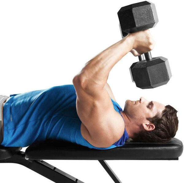 Marcy Multi-Position Adjustable Utility Bench for Home Gym Weightlifting and Strength Training