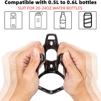 689bf4c87d49c99c0fff876d68da63075c754f76e81a7ac1af3d3.jpg ROCKBROS Bike Water Bottle Holder Ultra-Light Bicycle Bottle Cages with Screws Tool, Universal Bike Cup Holder for Road MTB Mountain Bikes Cycling Accessories(2 Pack)