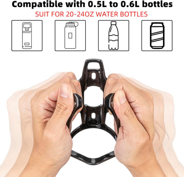 689bf4c87d49c99c0fff876d68da63075c754f76e81a7ac1af3d3.jpg ROCKBROS Bike Water Bottle Holder Ultra-Light Bicycle Bottle Cages with Screws Tool, Universal Bike Cup Holder for Road MTB Mountain Bikes Cycling Accessories(2 Pack)